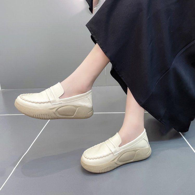 One-Step Nurse Shoes Women'S 2025 New Soft-Soled Long-Standing Not Tired Feet Women'S Shoes Mother'S Shoes Bean Shoes - Image 5